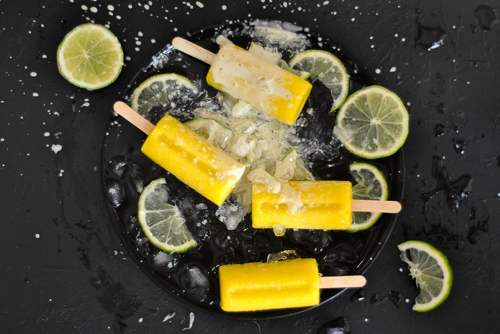 mango pops lime sauce
