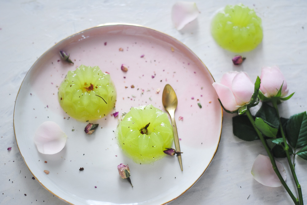 melon rose jelly agar