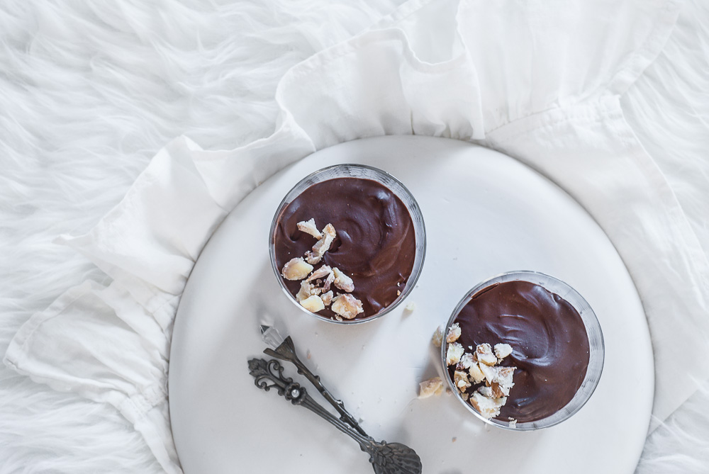 mousse sokolatas me kastano vegan