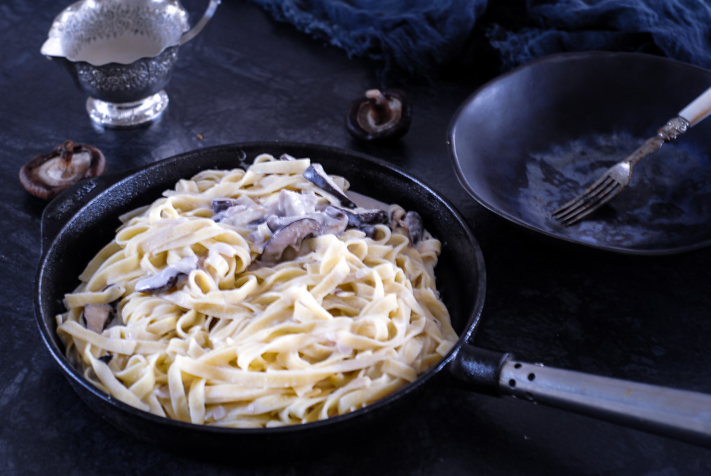 Σάλτσα Alfredo με Φασόλια (Vegan)