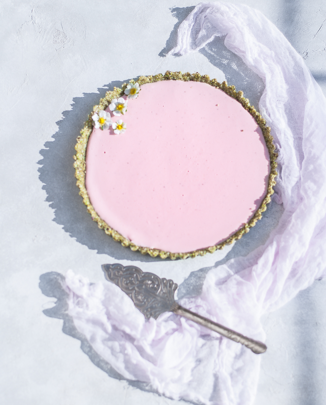 tarta fraoulas me fistiki